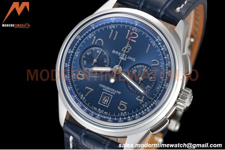 Breitling - Premier B01 Chronograph 42mm SS/LE Blue/Num BLSF A7750 Mod