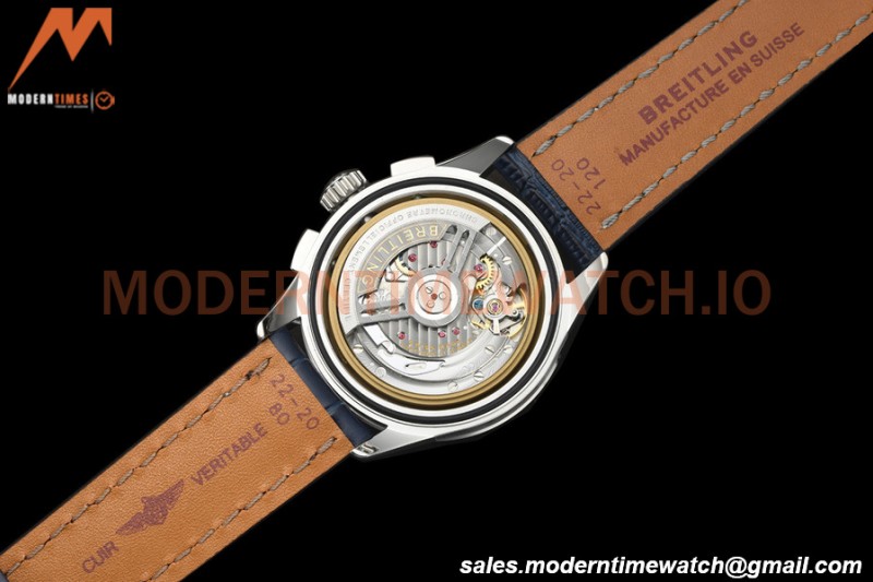 Breitling - Premier B01 Chronograph 42mm SS/LE Blue/Num BLSF A7750 Mod