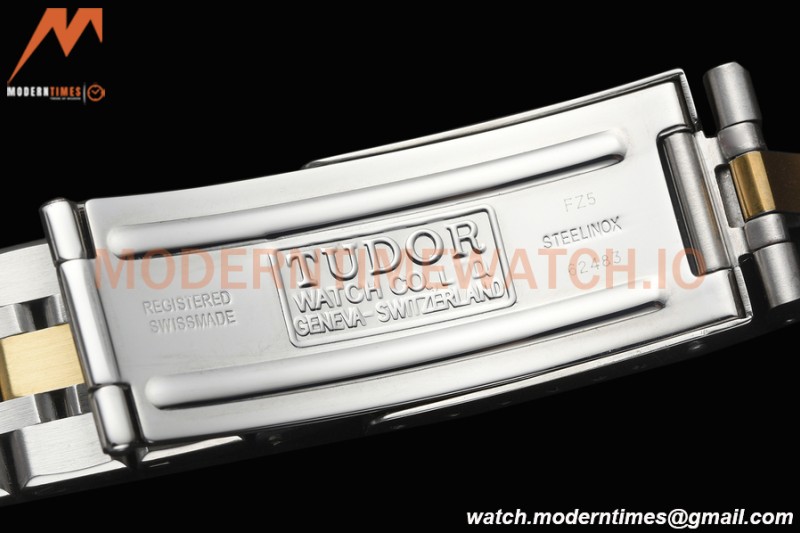 Tudor - Prince Date-Day 36mm Automatic YG/SS Silv/Stk MKS A2824
