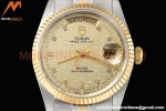 Tudor - Prince Date-Day 36mm Automatic YG/SS Gold/Dia MKS A2824