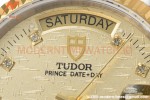 Tudor - Prince Date-Day 36mm Automatic YG/SS Gold/Dia MKS A2824