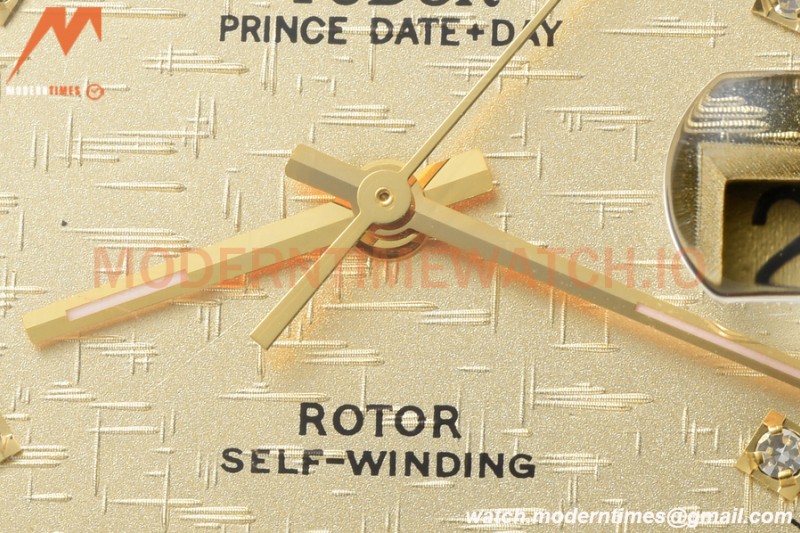 Tudor - Prince Date-Day 36mm Automatic YG/SS Gold/Dia MKS A2824