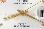 Tudor - Prince Date-Day 36mm Automatic YG/SS Wht/Stk MKS A2824