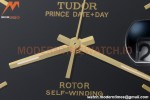 Tudor - Prince Date-Day 36mm Automatic YG/SS Blk/Stk MKS A2824