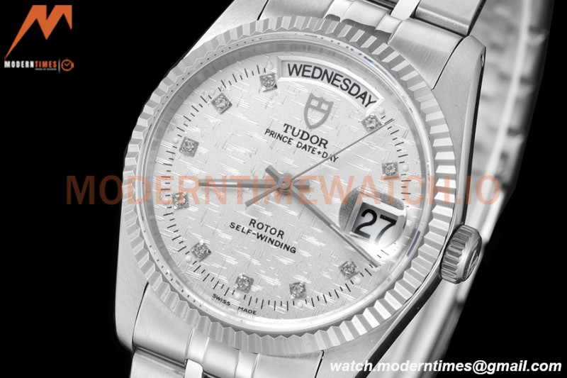 Tudor - Prince Date-Day 36mm Automatic SS/SS Silv/Dia MKS A2824