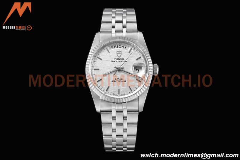 Tudor - Prince Date-Day 36mm Automatic SS/SS Silv/Dia MKS A2824