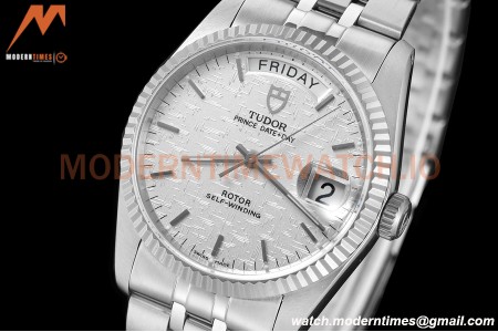 Tudor - Prince Date-Day 36mm Automatic SS/SS Silv/Stk MKS A2824