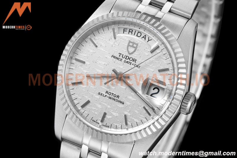 Tudor - Prince Date-Day 36mm Automatic SS/SS Silv/Dia MKS A2824