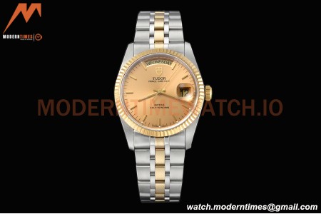 Tudor - Prince Date-Day 36mm Automatic YG/SS RG/Stk MKS A2824