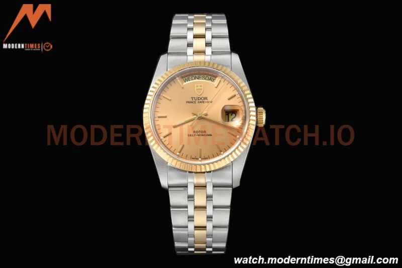 Tudor - Prince Date-Day 36mm Automatic YG/SS RG/Stk MKS A2824