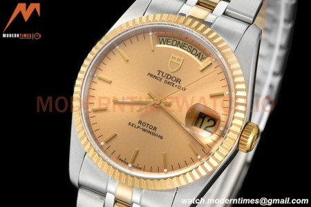 Tudor - Prince Date-Day 36mm Automatic YG/SS RG/Stk MKS A2824