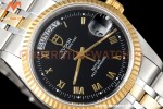 Tudor - Prince Date-Day 36mm Automatic YG/SS Blk/Rmn MKS A2824