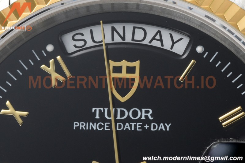 Tudor - Prince Date-Day 36mm Automatic YG/SS Blk/Rmn MKS A2824