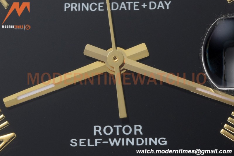 Tudor - Prince Date-Day 36mm Automatic YG/SS Blk/Rmn MKS A2824