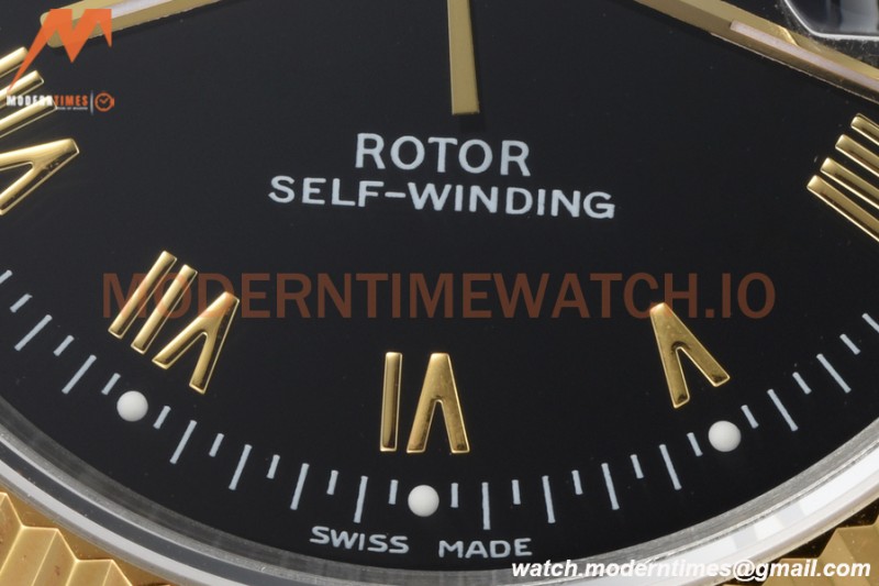 Tudor - Prince Date-Day 36mm Automatic YG/SS Blk/Rmn MKS A2824