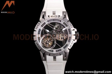 Roger Dubuis - Excalibur Spider 45mm TI/RU White Skeleton Flying Tourbillon JBF
