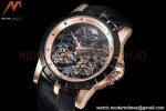 Roger Dubuis - Excalibur 45mm BLK/RG BLK/LE Skeleton YSF Duo Tourbillon