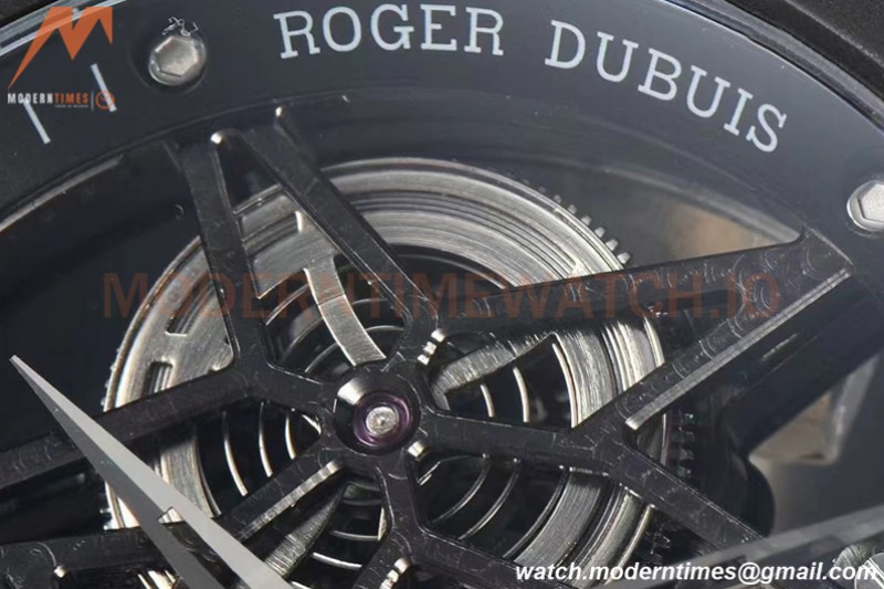 Roger Dubuis - Excalibur 45mm TI/BLK BLK/LE Skeleton YSF Duo Tourbillon