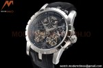 Roger Dubuis - Excalibur 45mm SS/WHT BLK/LE Skeleton YSF Duo Tourbillon