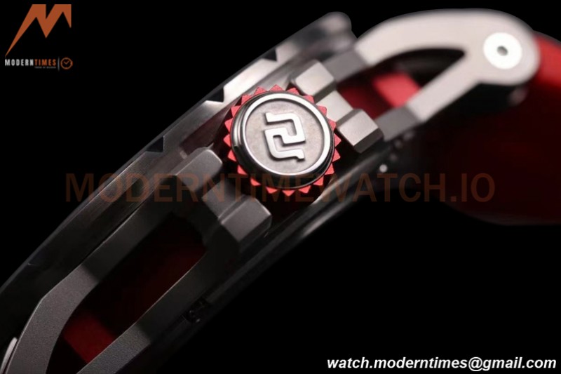 Roger Dubuis - Excalibur Spider 45mm TI/RU Red/Red Skeleton Flying Tourbillon JBF