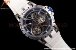 Roger Dubuis - Excalibur Spider 45mm TI/RU White/Blue Skeleton Flying Tourbillon JBF