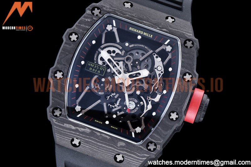 Richard Mille - RM35-01 Rafael Nadal Blk NTPT/RU Skele RMXF RMUL3