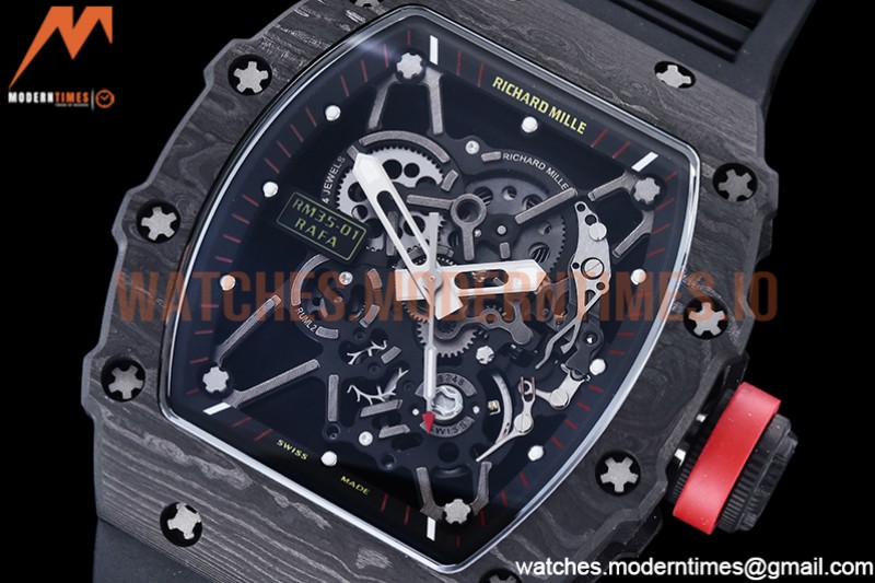 Richard Mille - RM35-01 Rafael Nadal Blk NTPT/RU Skele RMXF RMUL3