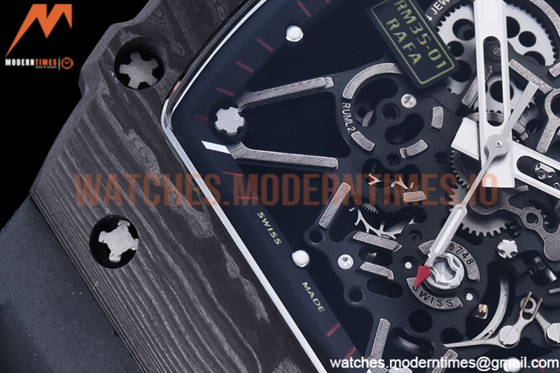 Richard Mille - RM35-01 Rafael Nadal Blk NTPT/RU Skele RMXF RMUL3