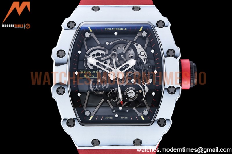 Richard Mille - RM35-01 Rafael Nadal Red W-NTPT/RU Skele RMXF RMUL3