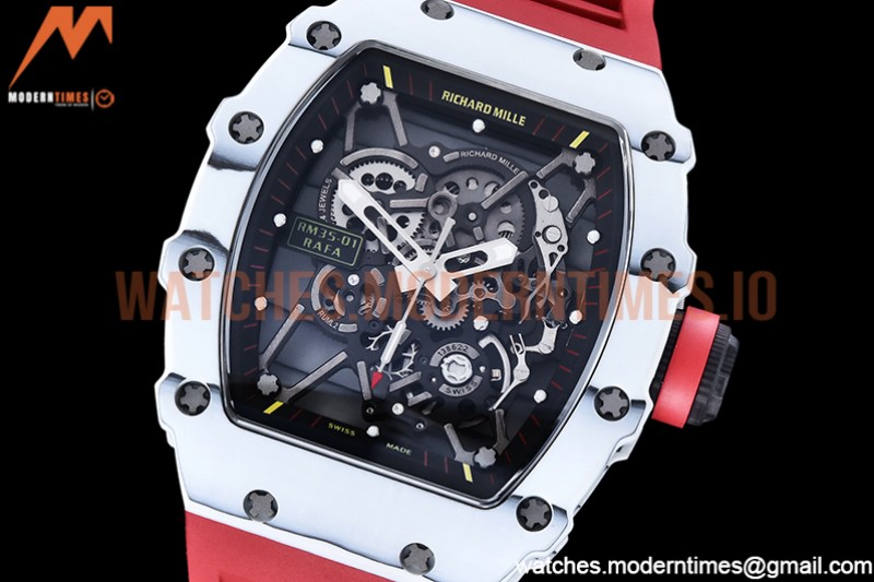 Richard Mille - RM35-01 Rafael Nadal Red W-NTPT/RU Skele RMXF RMUL3