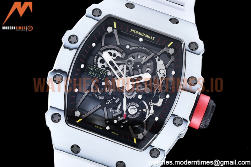 Richard Mille - RM35-01 Rafael Nadal Wht W-NTPT/RU Skele RMXF RMUL3