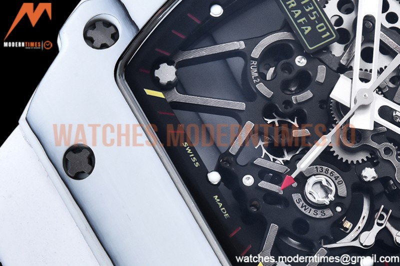 Richard Mille - RM35-01 Rafael Nadal Wht W-NTPT/RU Skele RMXF RMUL3