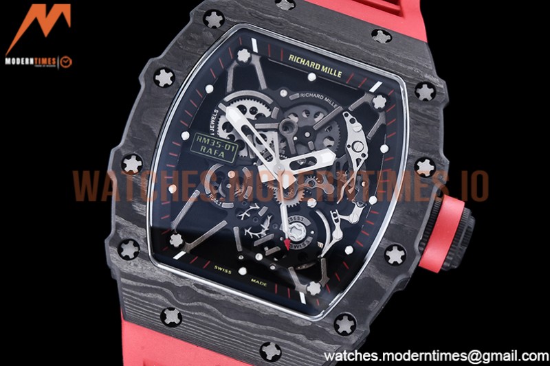 Richard Mille - RM35-01 Rafael Nadal Red NTPT/RU Skele RMXF RMUL3