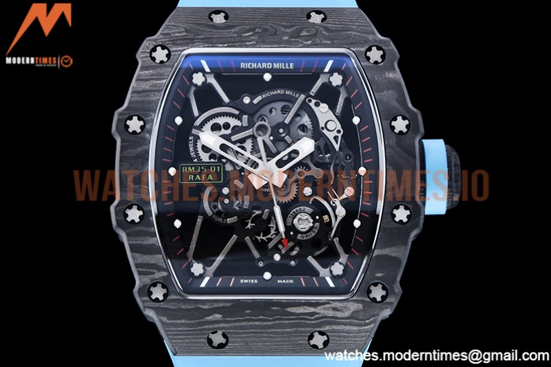 Richard Mille - RM35-01 Rafael Nadal Blue NTPT/RU Skele RMXF RMUL3