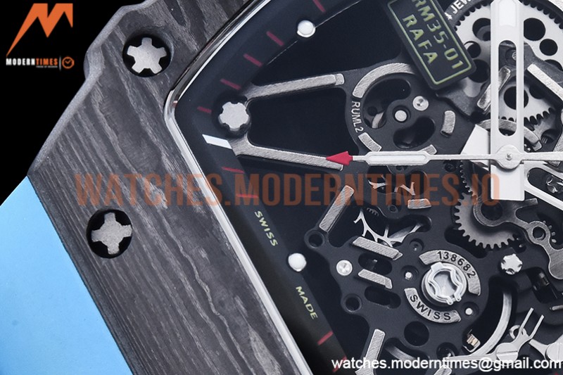 Richard Mille - RM35-01 Rafael Nadal Blue NTPT/RU Skele RMXF RMUL3
