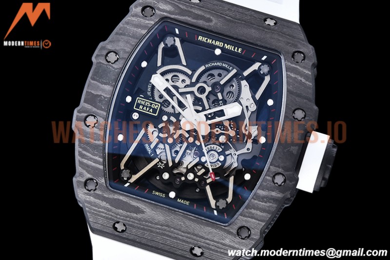 Richard Mille - RM35-02 Rafael Nadal Blk/Wht FC/VRU ZF V5 Miyota Mod