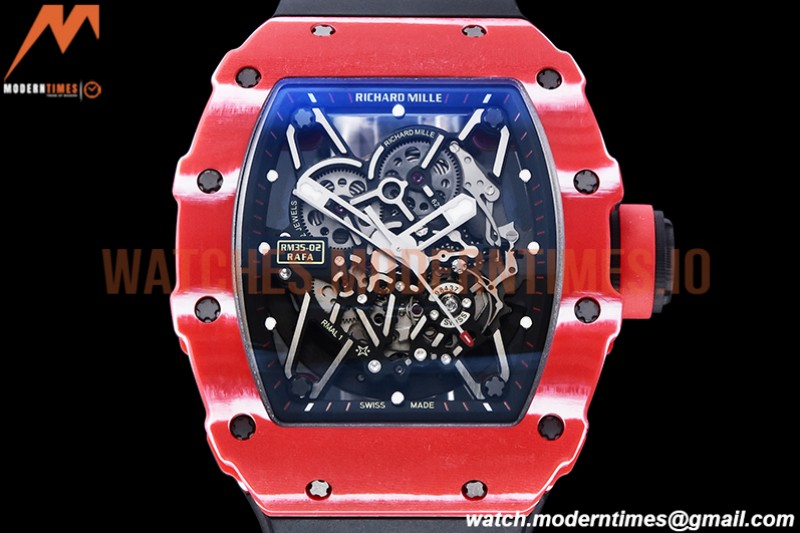 Richard Mille - RM35-02 Rafael Nadal Red/Blk FC/VRU ZF V5 Miyota Mod