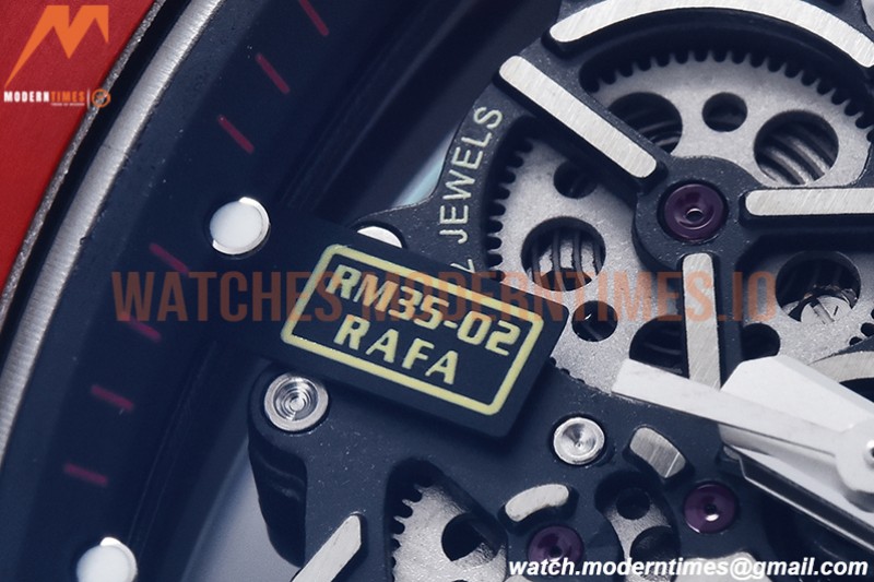 Richard Mille - RM35-02 Rafael Nadal Red/Blk FC/VRU ZF V5 Miyota Mod
