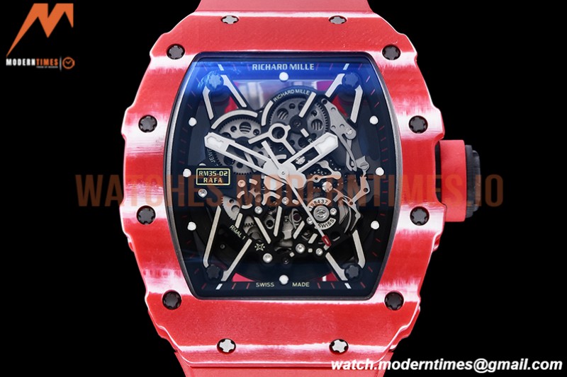Richard Mille - RM35-02 Rafael Nadal Red/Red FC/VRU ZF V5 Miyota Mod