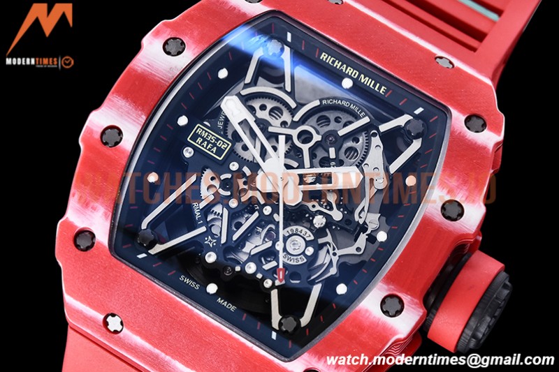 Richard Mille - RM35-02 Rafael Nadal Red/Red FC/VRU ZF V5 Miyota Mod