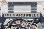 Richard Mille - RM055 Transparent SONIC Edition Skeleton Blue Dial on White Nylon Strap Clone RMUL2