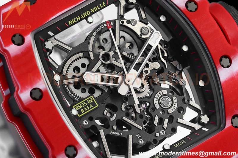 Richard Mille - RM35-02 Rafael Nadal Red/Wht FC/VRU BBR RMAL1
