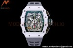 Richard Mille - RM11-03 Le Mans Classic Flyback Chrono Wht-Cer/Ru Grey/Ske KVF V5 A7750