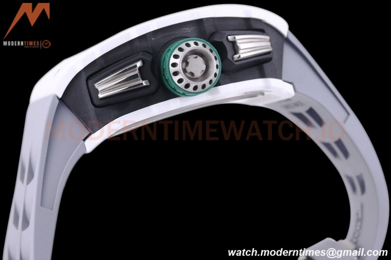 Richard Mille - RM11-03 Le Mans Classic Flyback Chrono Wht-Cer/Ru Grey/Ske KVF V5 A7750