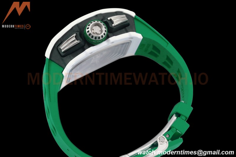 Richard Mille - RM11-03 Le Mans Classic Flyback Chrono Wht-Cer/Ru Green/Ske KVF V5 A7750