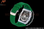 Richard Mille - RM11-03 Le Mans Classic Flyback Chrono Wht-Cer/Ru Green/Ske KVF V5 A7750