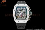 Richard Mille - RM11-03 Le Mans Classic Flyback Chrono Wht-Cer/Ru Blk/Ske KVF V5 A7750