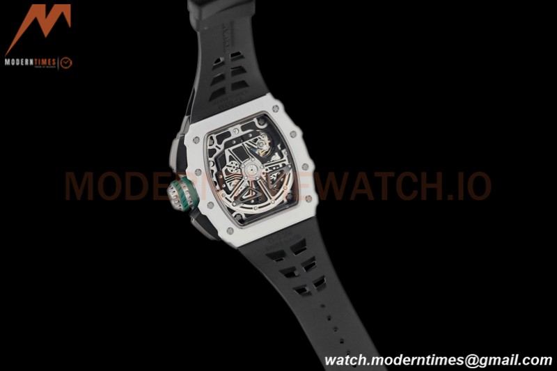 Richard Mille - RM11-03 Le Mans Classic Flyback Chrono Wht-Cer/Ru Blk/Ske KVF V5 A7750