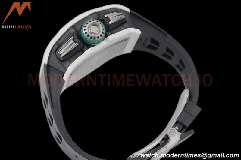 Richard Mille - RM11-03 Le Mans Classic Flyback Chrono Wht-Cer/Ru Blk/Ske KVF V5 A7750