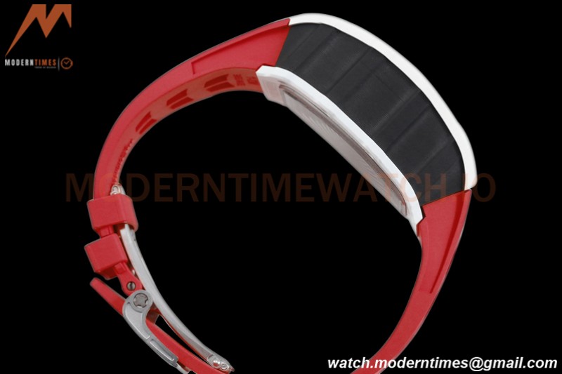 Richard Mille - RM11-03 Le Mans Classic Flyback Chrono Wht-Cer/Ru Red/Ske KVF V5 A7750